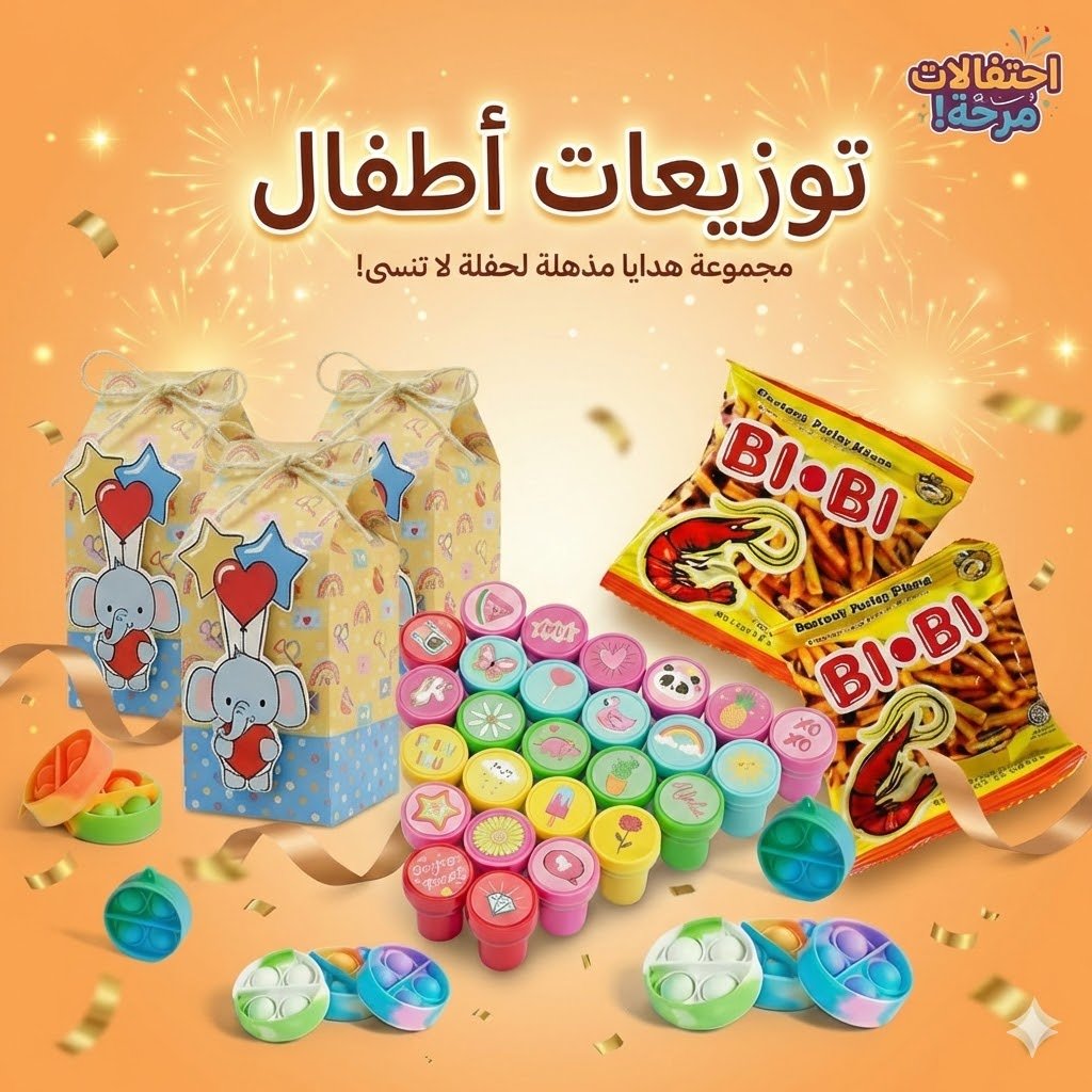 توزيعات اطفال,20علبة كرتونية جاهزة ومزينة بتصاميم أطفال جميلة